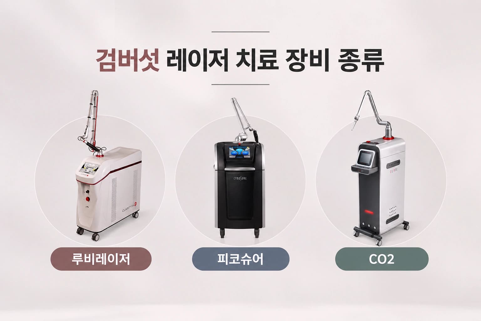 루비레이저·피코슈어·CO2를 활용한 검버섯 레이저 치료 방법 안내
